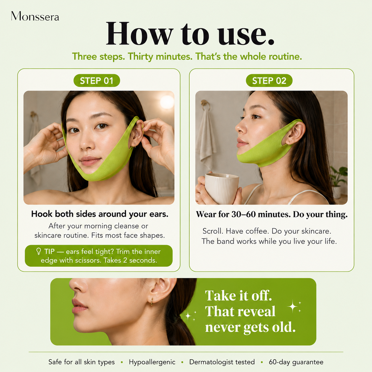 CACTOX™ V-Lifting Mewing Band